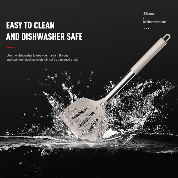 Large Silicone Cooking Utensils Set - Image 8