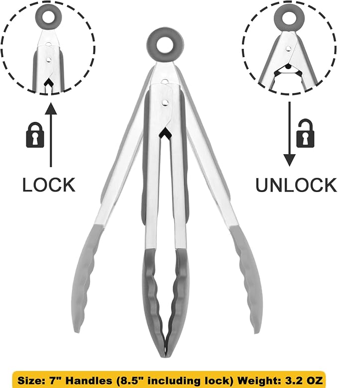 HINMAY Small Serving Tongs - Image 3