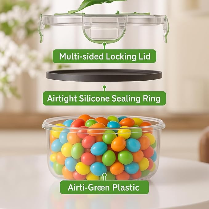 RockBerry 66 Pcs Large Food Storage Containers - Image 5