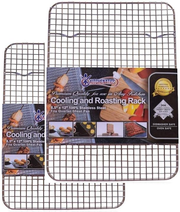 KITCHENATICS Heavy Duty Small Oven Cooling Racks by KITCHENATICS