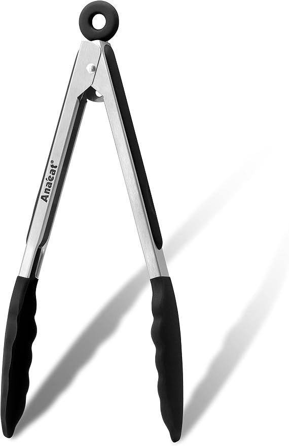Anaeat Non-Stick Silicone Locking Tong by Anaeat