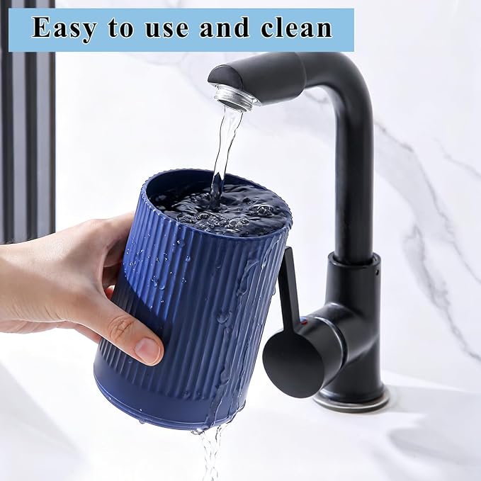 Kyraton Cooking Utensils Holder 2pcs, 360° Rotating Heavy Duty Plastic Kitchen - Image 5