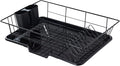 Space-Saving 3-Piece Dish Drainer Rack Set by SweetHomeCollection