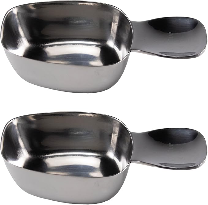 Honey Bear Kitchen 1/4 Cup 60 ml Leave-in Canister Scoops, Polished Stainless - Image 3