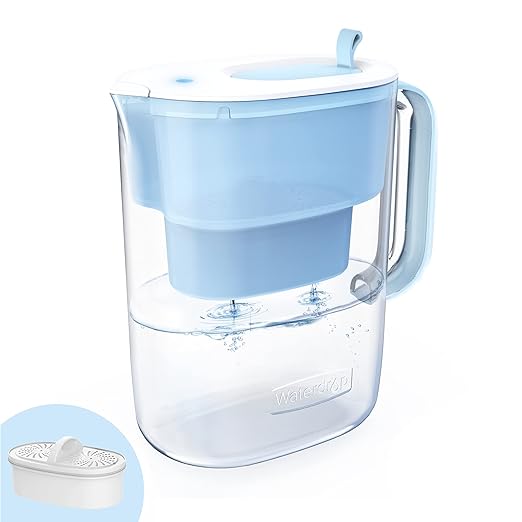 Waterdrop PT-61B Water Filter Pitcher, NSF Certified, 200-Gallon Long-Life by Waterdrop