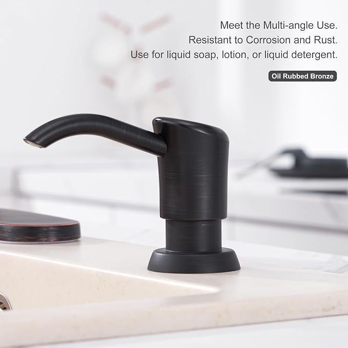 GAGALIFE Soap Dispenser for Kitchen Sink, ABS in Counter Soap Dispenser - Image 4