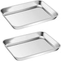 P&P CHEF 9 Inch Baking Cookie Sheet, Oven Pan Tray Stainless Steel Sheet Pan by PPCHEF