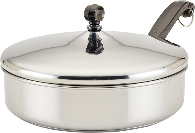 Farberware Classic Stainless Steel Fry Lid, Saute Pan by Farberware