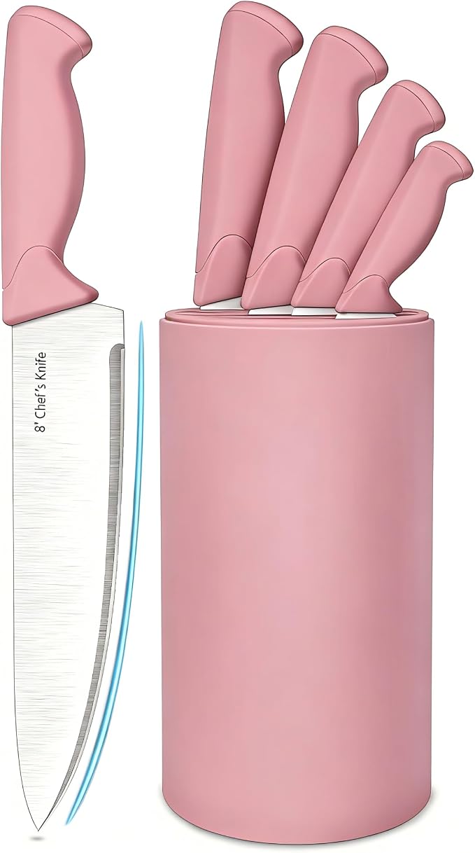 Knife Set, 6-Piece Kitchen Knife Set, German High Carbon Stainless Steel by Unknown