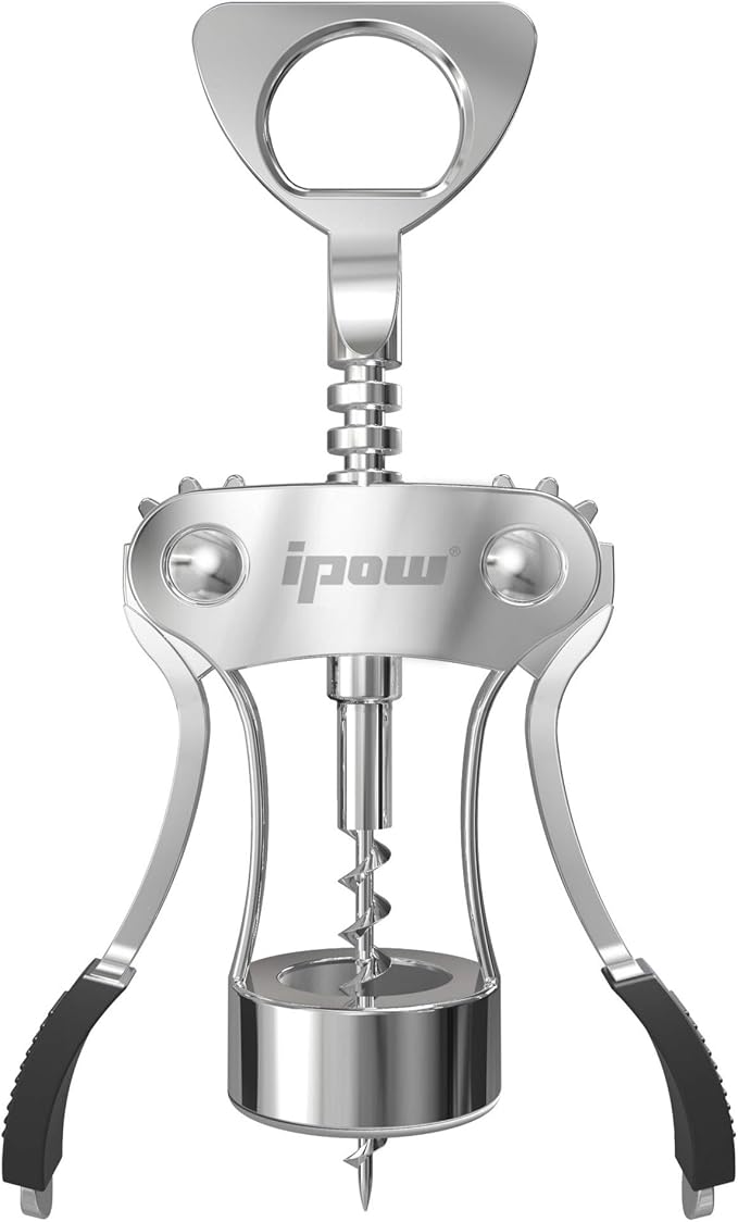 IPOW Wine Opener, Zinc Alloy Wine Bottle Opener, Wing Corkscrew Heavy Duty - Image 4