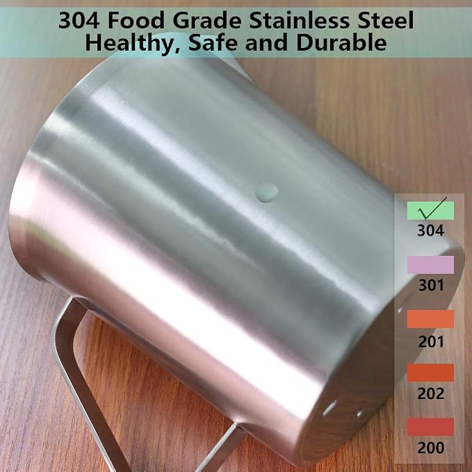 Newness Stainless Steel Measuring Cup, Metal Measuring Cup - Image 5