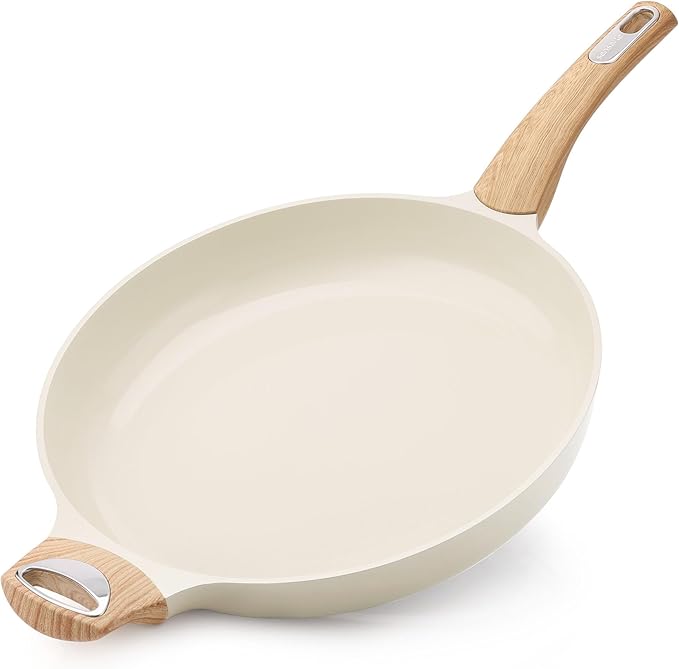 SENSARTE Ceramic Nonstick Frying Pan Skillet 12.5Inch Non Stick Pan by SENSARTE