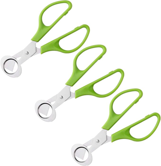 Calary 3Pcs Quail Egg Cutter Scissors Kitchen Egg Shears Tool - Image 9