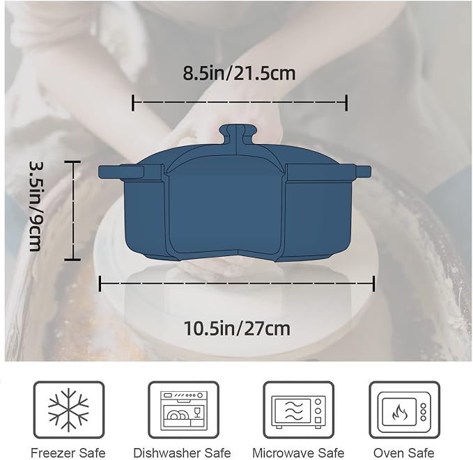 FUN ELEMENTS Lace Emboss Casserole Dish - Image 6