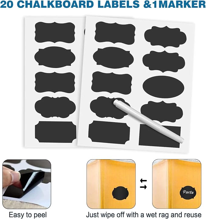 VERONES Large Tall Airtight Food Storage Containers, 10 PACK Plastic Airtight - Image 6