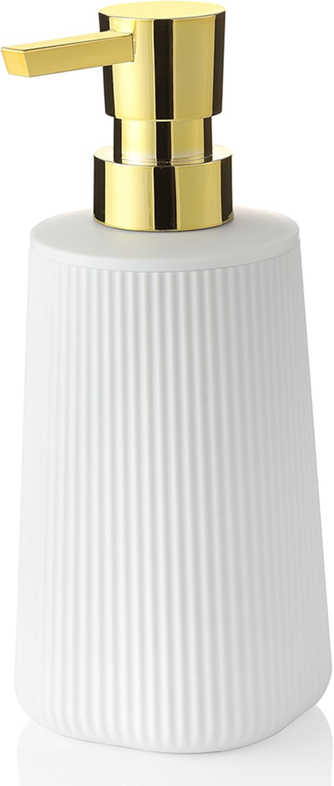 Small Soap Dispenser for Bathroom and Kitchen, Modern Farmhouse Striped Style by KellyHome
