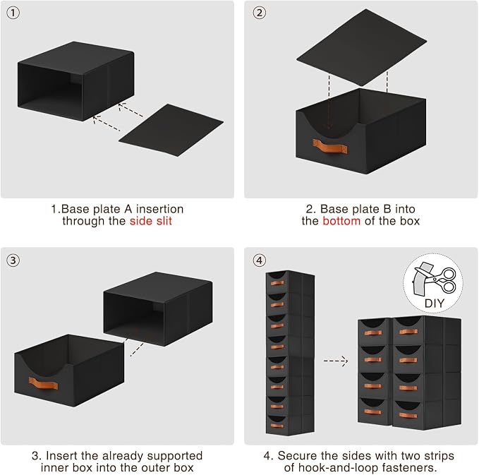 Homsorout Stackable Storage Drawers - Image 7