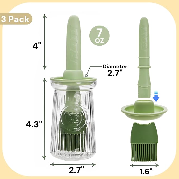 3 Pack 200 ml Oil Dispenser - Image 2