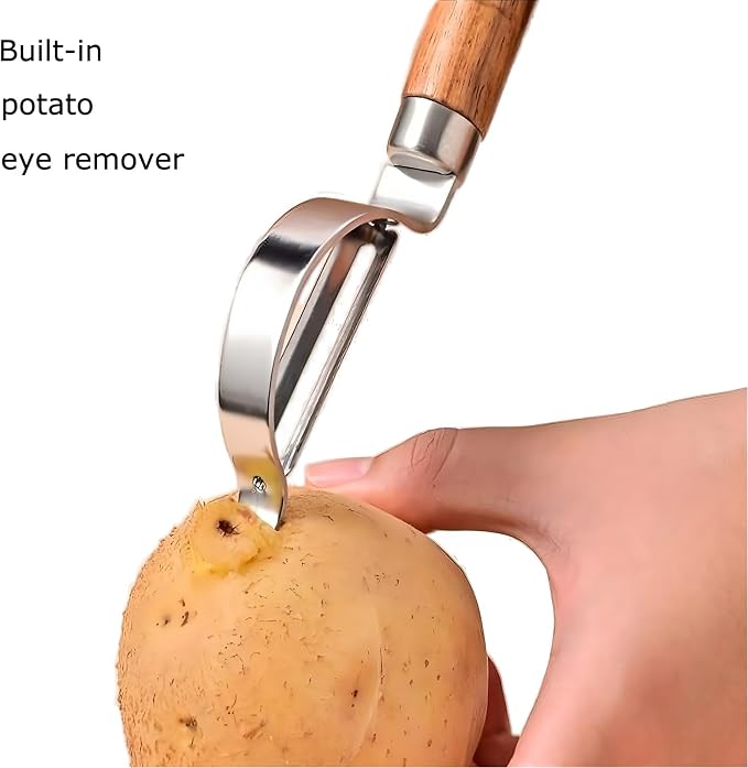 Vegetable Peeler, Stainless Steel Blade Potato Peeler - Image 4