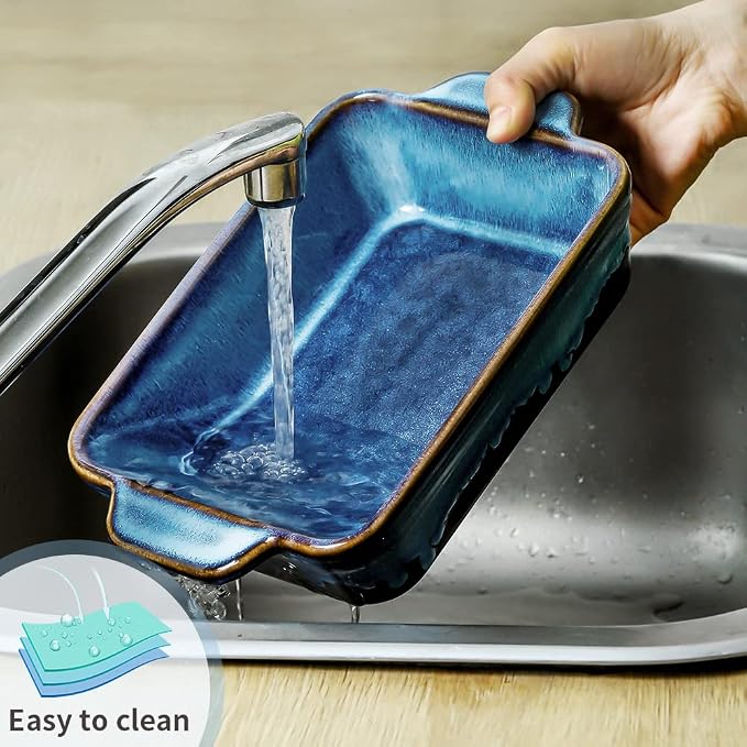 KOOV Bakeware Set, Ceramic Baking Dish, Rectangular Casserole Dish, Lasagna Pan - Image 5