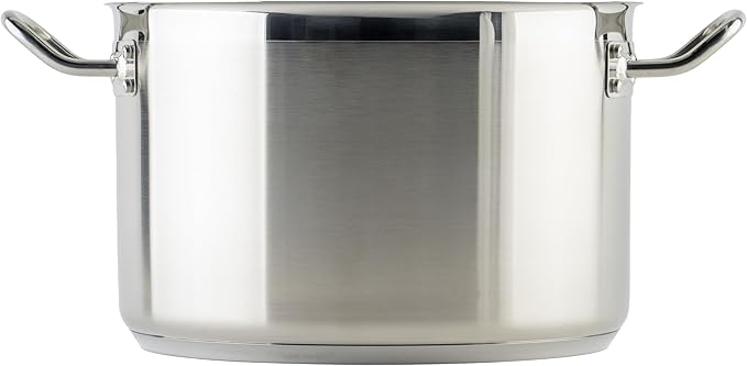 Winco Heavy-Duty Stainless Steel Stock Pot - Image 2
