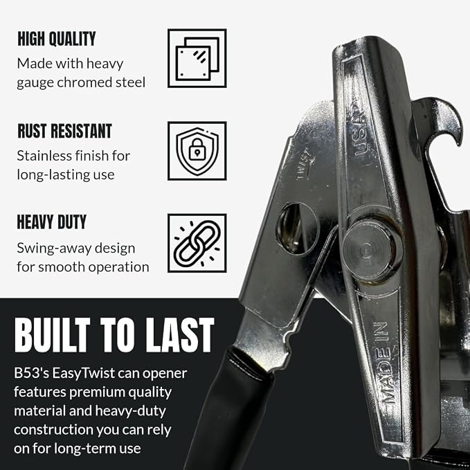 EasyTwist Heavy-Duty Manual Swing Away Can Opener - Image 2