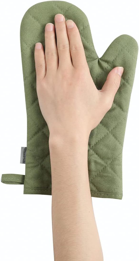 Oven Mitts and Pot Holders 4 pcs Set, High Heat Resistant 500 Degree Extra - Image 2