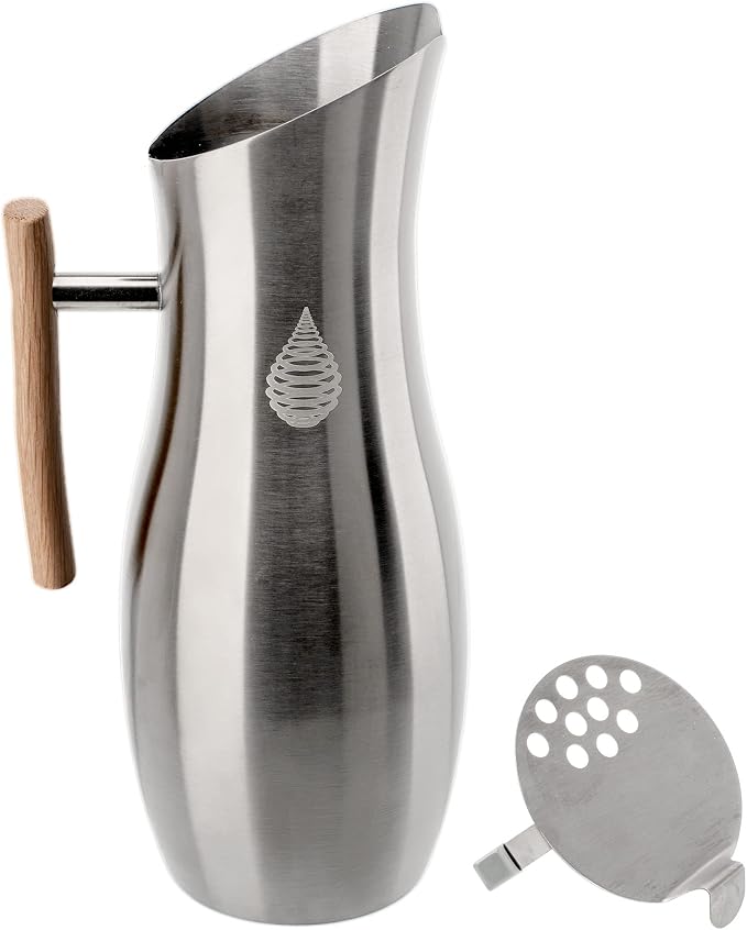 Invigorated Living Stainless Steel Water Pitcher by InvigoratedWater