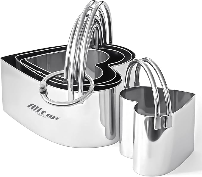 ALLTOP Biscuit Cutters with Handle, Stainless Steel Cookie Cutter, Professional by ALLTOP