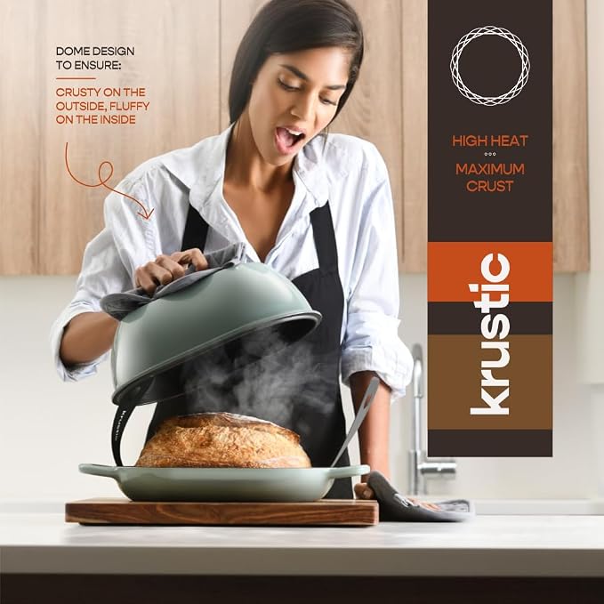 Krustic Enameled Cast Iron Dutch Oven - Image 5