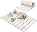 Large Stone Dish Drying Mat for Kitchen Counter, Collapsible Quick Drying Mat by Sangukiro