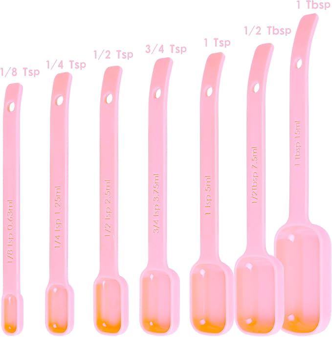 Measuring Cups and Spoons Set, Plastic Measuring Cup Set 15, 7 Measuring Cups & - Image 3