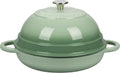 Cast Iron Enameled Dutch Oven Pot with Lid for Bread Baking, Bread