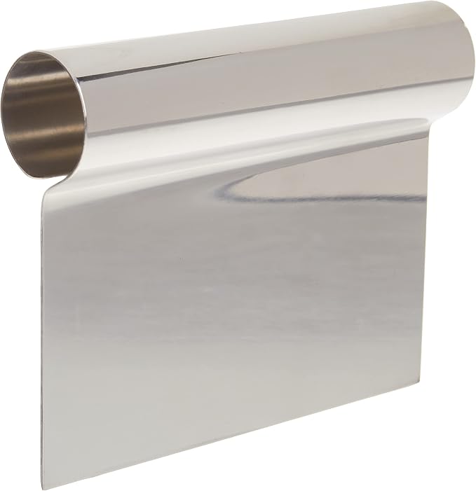 Winco Handle Winware Stainless Steel Dough Scraper - Image 4