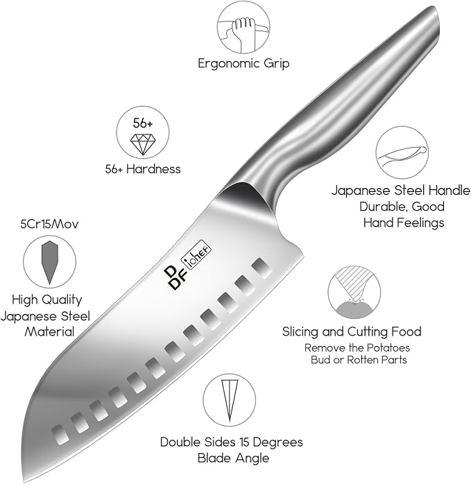 DDF iohEF Kitchen Knife Set, 4 Piece Professional Ultra Sharp Knives Set - Image 2