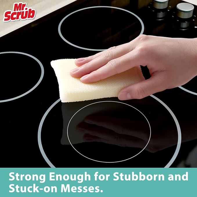 Sponges Kitchen Scrub Dish Sponge Scouring Pad, 96 Pads Cleaning Brush - Image 5