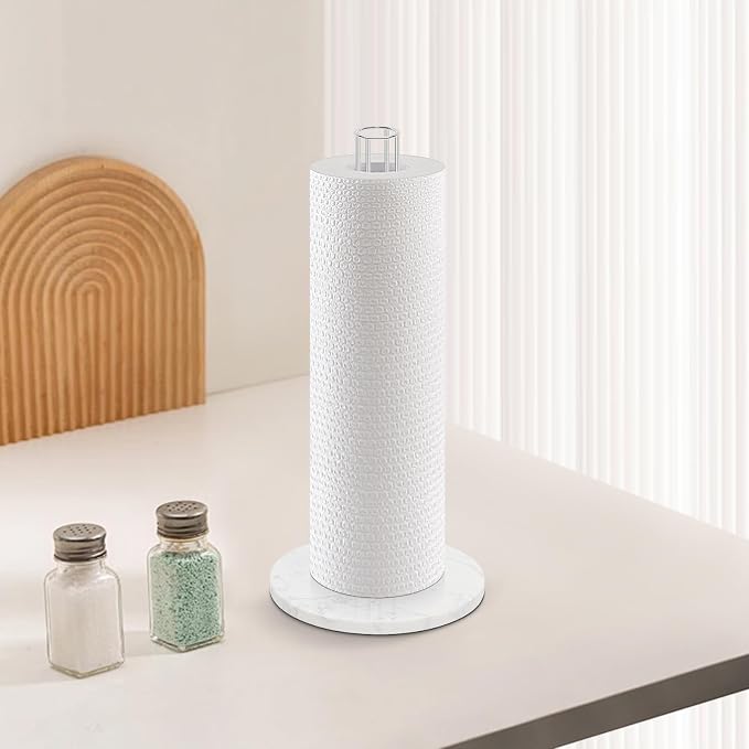 NearMoon Paper Towel Holder Countertop, Sturdy Metal Paper Towel Stand Dispenser - Image 8
