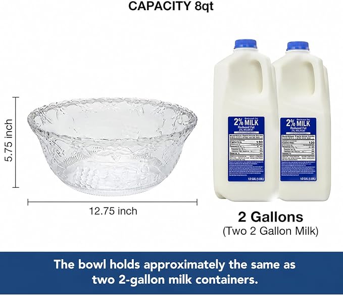 S.G Premium Quality Plastic Punch Bowl - Image 3