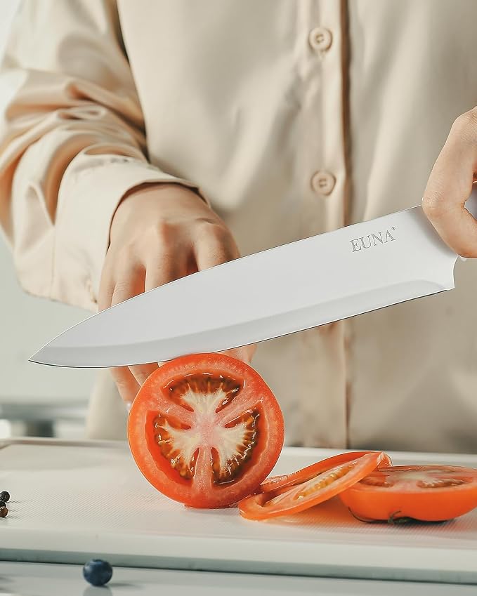 EUNA Knife Block Set, German High-Carbon Stainless Steel Knife Sets - Image 4