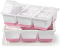 Large Ice Cube Trays 2 Pack, Easy Release 2.4" Super Big Ice Cubes, Stackable by Jrisbo