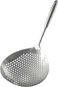 Stainless Steel Skimmer Slotted Spoon, Spider Strainer Ladle by Unknown