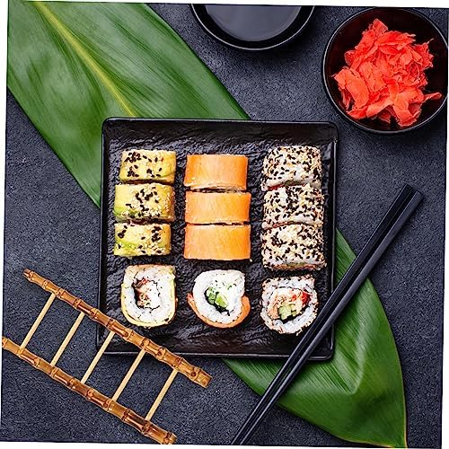 ARTIBETTER 4pcs Bamboo Ladder for Sashimi Arrangement Sashimi Plate