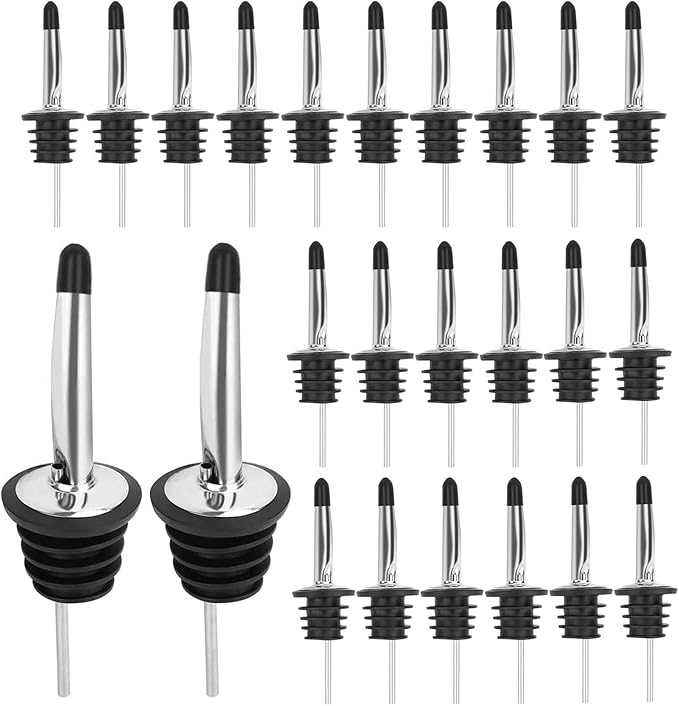 Pafusen 24 Pack Liquor Bottle Pourers, Liquor Pour Spout by Pafusen