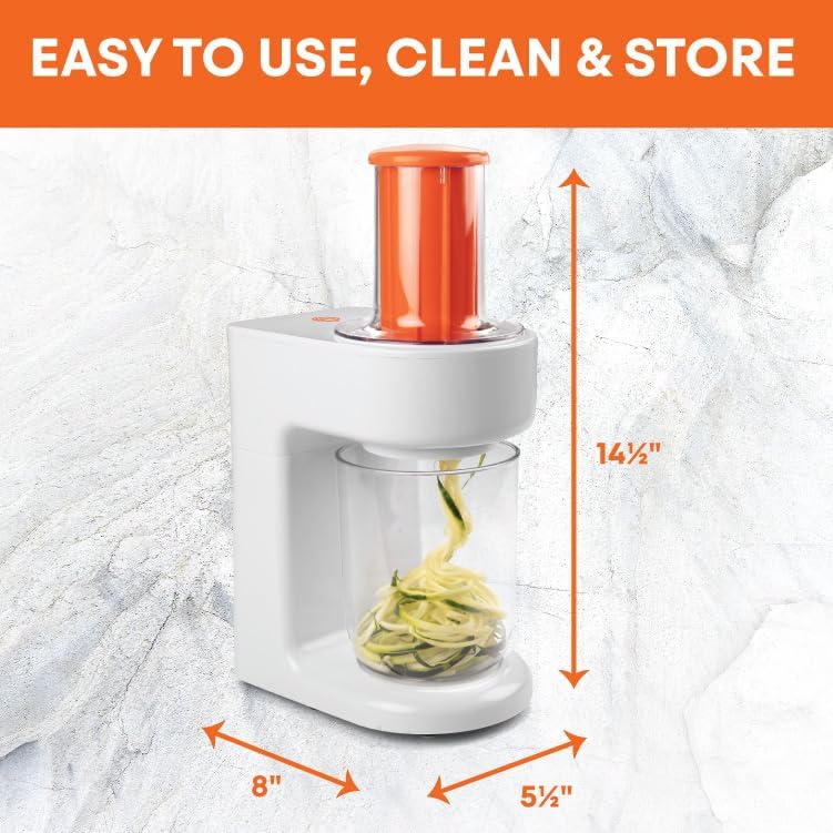 MasterChef Electric Spiralizer- 3in1 Vegetable Noodle, Homemade Pasta