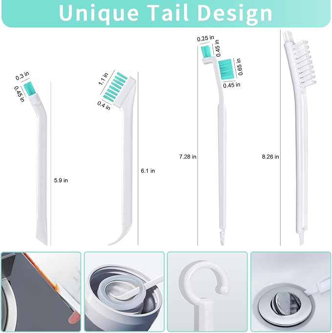Small Cleaning Brushes Set, Tiny Detail Scrub Cleaner Tool Gadget Kitchen - Image 6