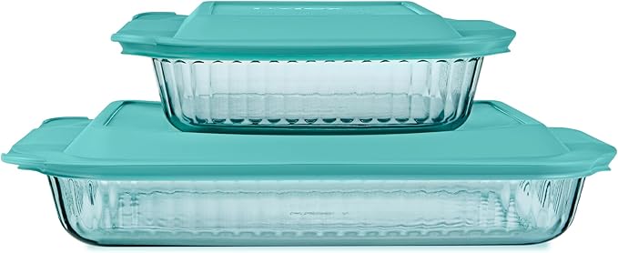 Pyrex Colors Tinted Tinted Glass Baking Dish by Pyrex