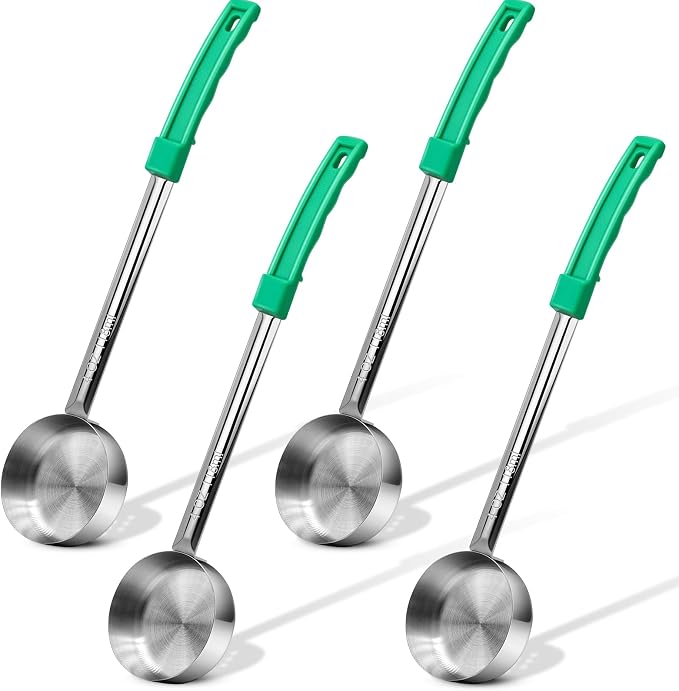 4 Ounce Solid Stainless Steel Portion Control Ladle Spoon by Unknown