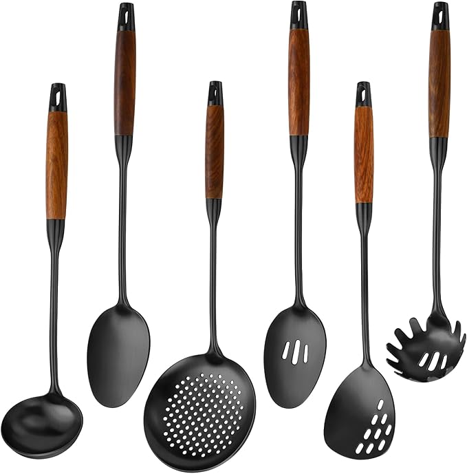 Izurok 18/10 Stainless Steel Kitchen Utensils Set, 6 Piece Cooking Utensils by IzurokBuynow