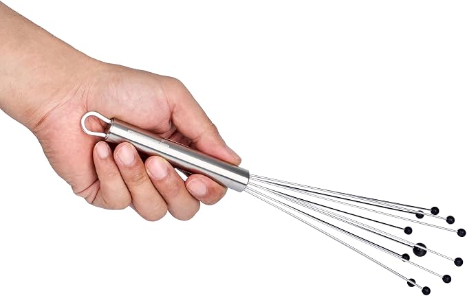 Restaurantware 10.5 in Stainless Steel Ball Whisk - Image 11