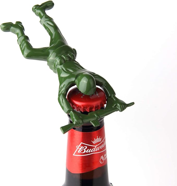 Creative 3D Army Man Bottle Opener, Unique Easy Opening Bottle Opener by KINMINGZHU